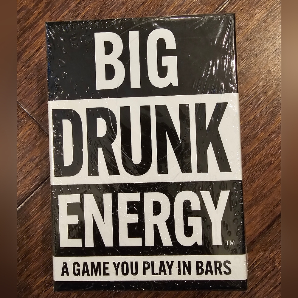 BIG DRUNK ENERGY CARD GAME NEW IN PKG